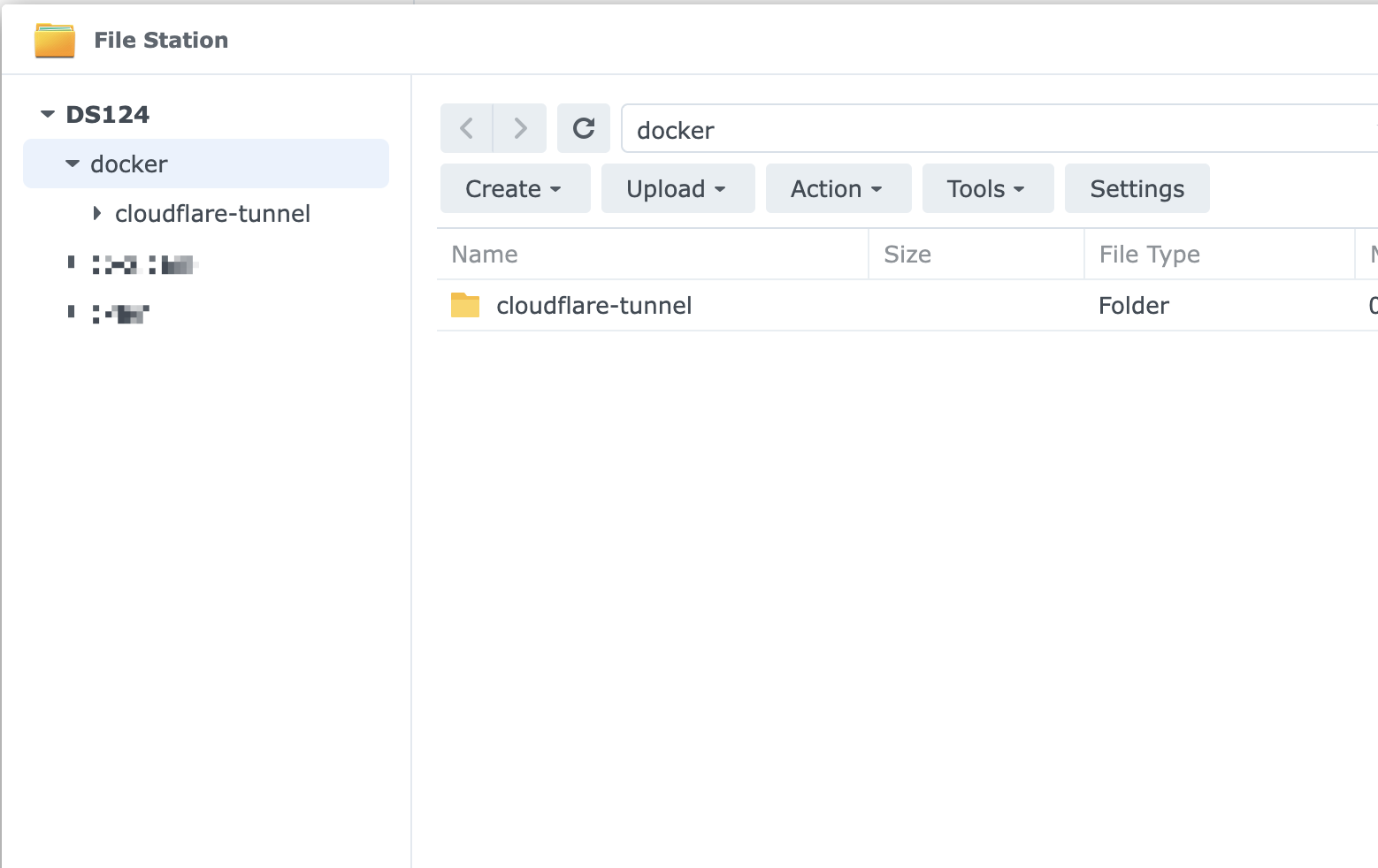 建立 cloudflare-tunnel 資料夾